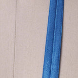 3 Yards Teal Blue Fold Over Elastic 5/8" Soft Trim for Hairbands & Crafts
