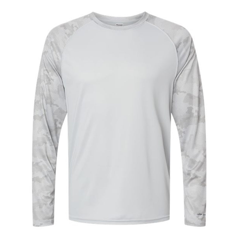 Cayman Performance Camo Colorblocked Long Sleeve T-Shirt