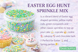 Oasis Supply Easter & Spring Mixes - Easter Egg Hunt Sprinkle Mix - 3 oz