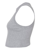 BELLA + CANVAS® Women's Micro Rib Muscle Crewneck Sleeveless Crop Tank - 1013