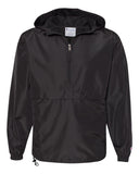 Champion® Hooded Packable Quarter-Zip Jacke