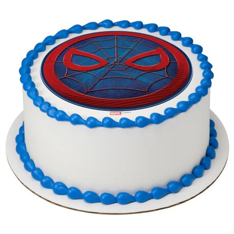 Marvel Avengers Spider-Man Edible Cake Image PhotoCake