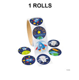 Space Sticker Roll 100 Pieces