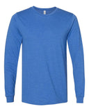 BELLA + CANVAS® Heather CVC Crewneck Long Sleeve Tee