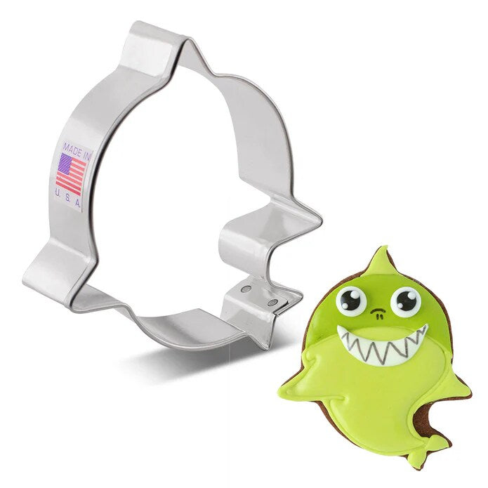 Ann Clark Little Baby Shark Cookie Cutter, 3.75"