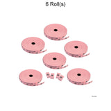 Pink Star Single Roll Tickets Bulk 12000 Pc.