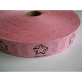 Pink Star Single Roll Tickets