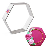 Ann Clark Hexagon Cookie Cutter, 3.75 inch 3.75"