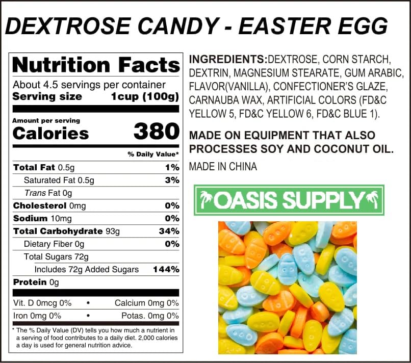 Oasis Supply Easter & Spring Mixes - Easter Egg Candy Sprinkles - 3 oz