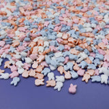Oasis Supply Easter & Spring Sprinkle Mix Collection - Pearl Bunnies Quin Sprinkles - 3 oz