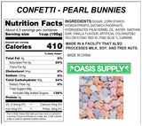 Oasis Supply Easter & Spring Sprinkle Mix Collection - Pearl Bunnies Quin Sprinkles - 3 oz