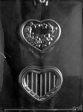Rose Heart Pour Box Chocolate Mold - LPV100