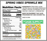 Oasis Supply Easter & Spring Sprinkle Mix Collection - Spring Vibes Nonpareils Mix - 3 oz
