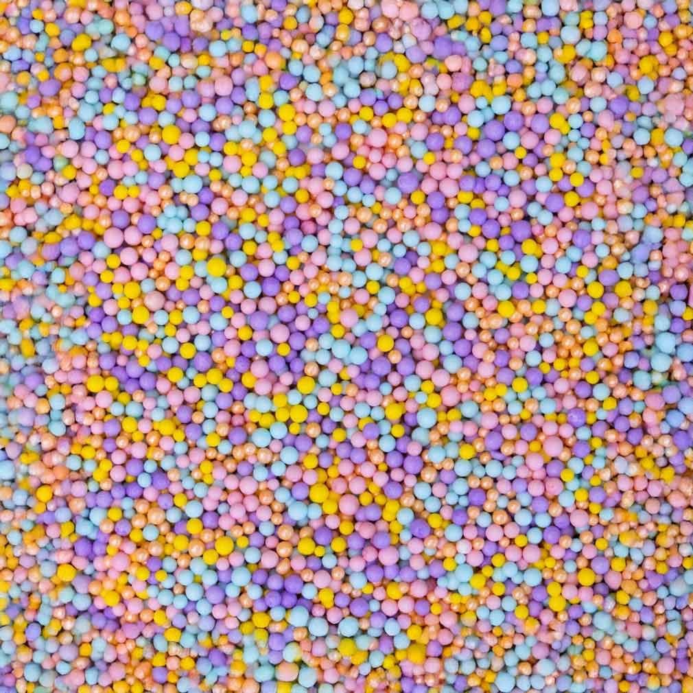 Oasis Supply Easter & Spring Sprinkle Mix Collection - Pastel Peeps Nonpareils Mix - 3 oz