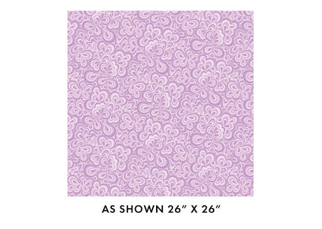 Cotton Wideback Fabric Serenade Stream Lavender Twilight