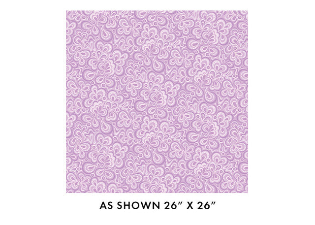 Cotton Wideback Fabric Serenade Stream Lavender Twilight