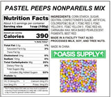 Oasis Supply Easter & Spring Sprinkle Mix Collection - Pastel Peeps Nonpareils Mix - 3 oz