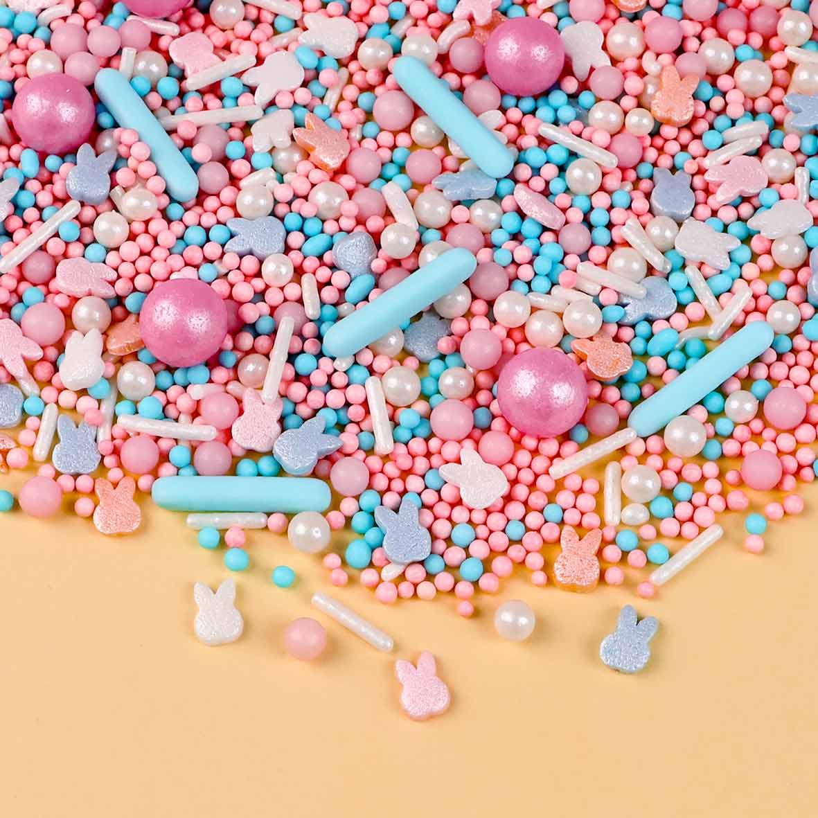 Oasis Supply Easter & Spring Sprinkle Mix Collection - Cottontail Sprinkle Mix - 3 oz
