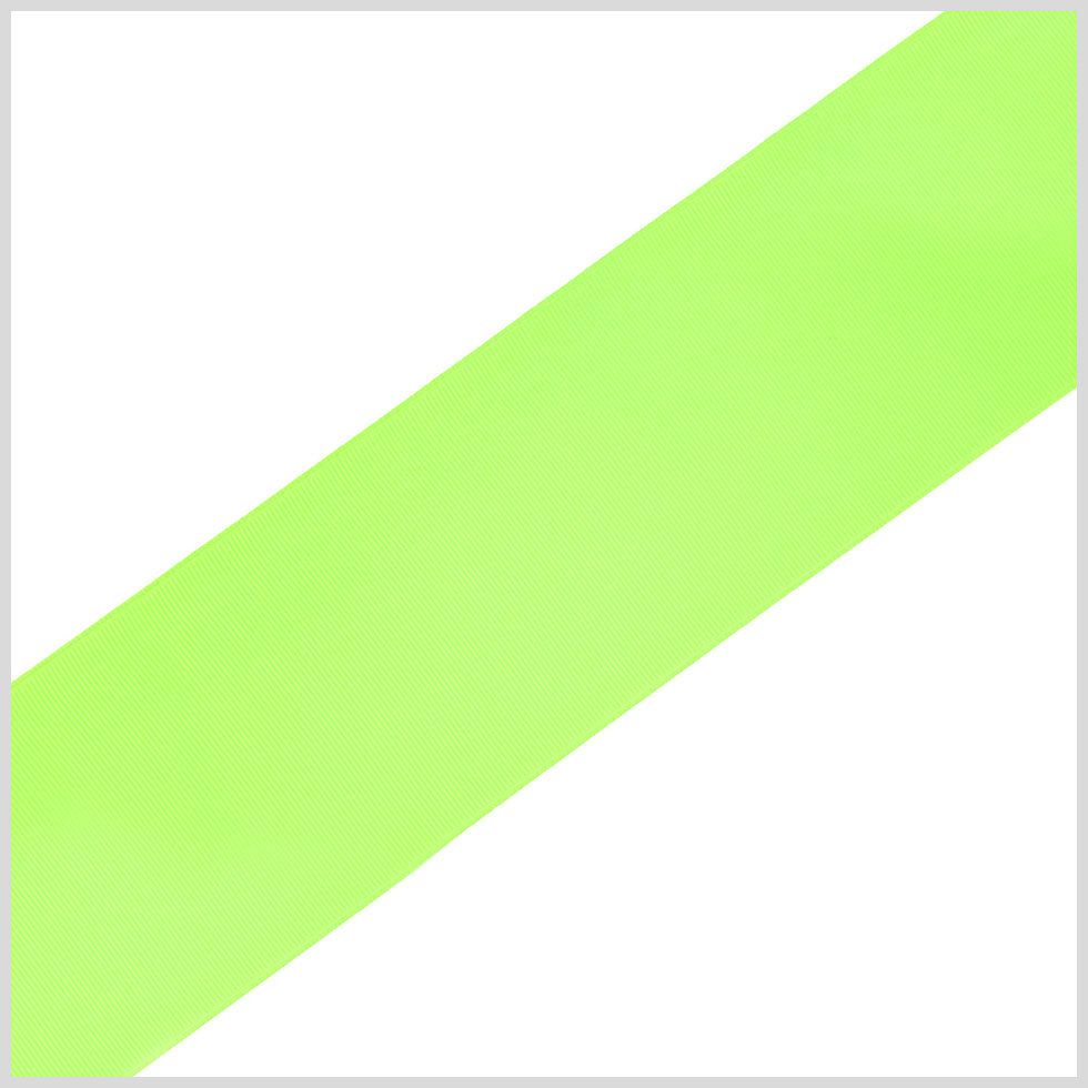 1/4" Neon Lime Solid Grosgrain Ribbon