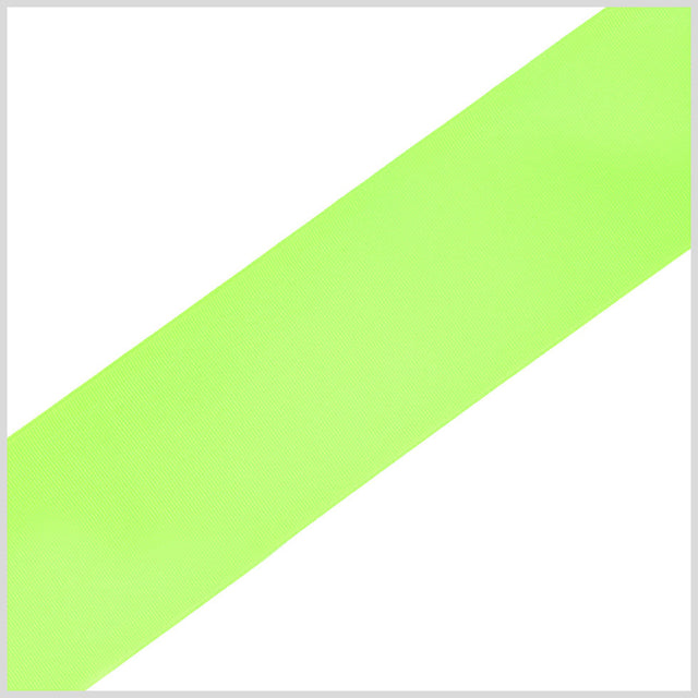 1/4" Neon Lime Solid Grosgrain Ribbon