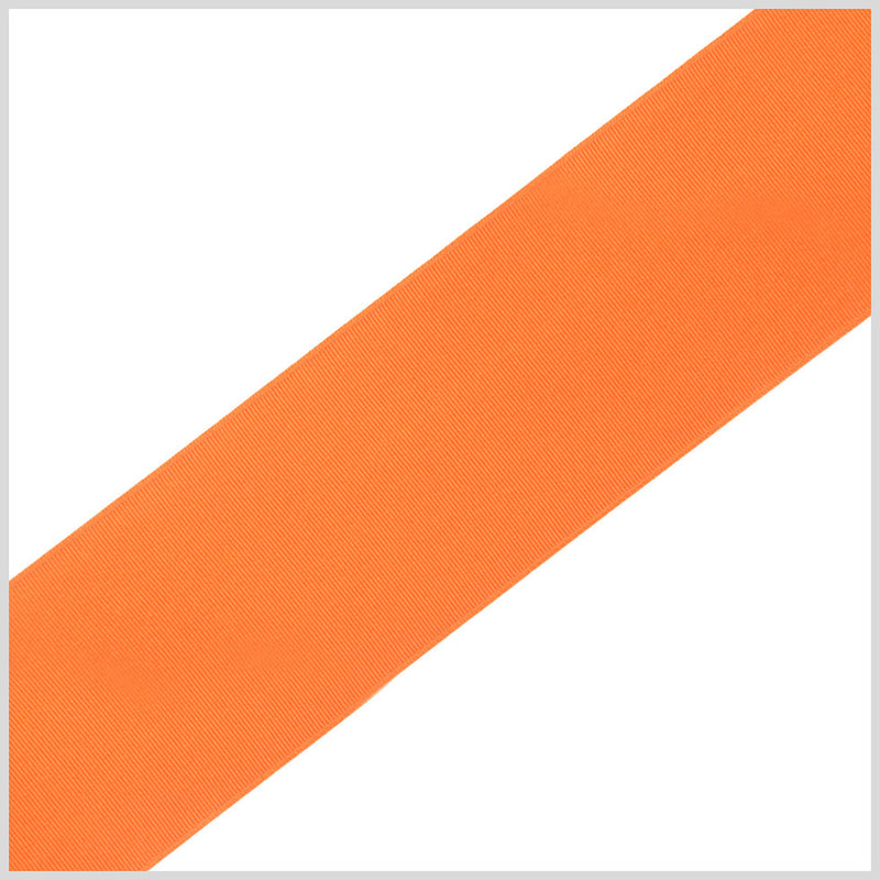 1/4" Orange Solid Grosgrain Ribbon