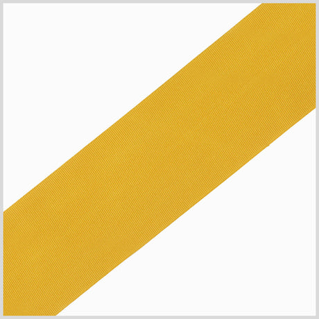 Gold Solid Grosgrain Ribbon - 0.25"