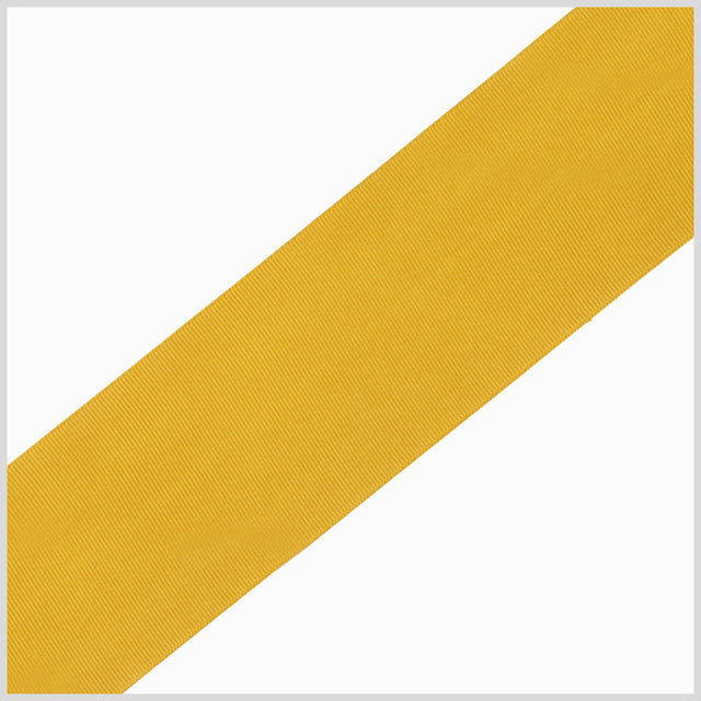 Gold Solid Grosgrain Ribbon - 0.25"