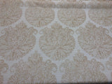Home Accent Vashti Champagne Chintz Cotton Fabric - Floral Damask, Champagne, 54" Width (1 Yard)