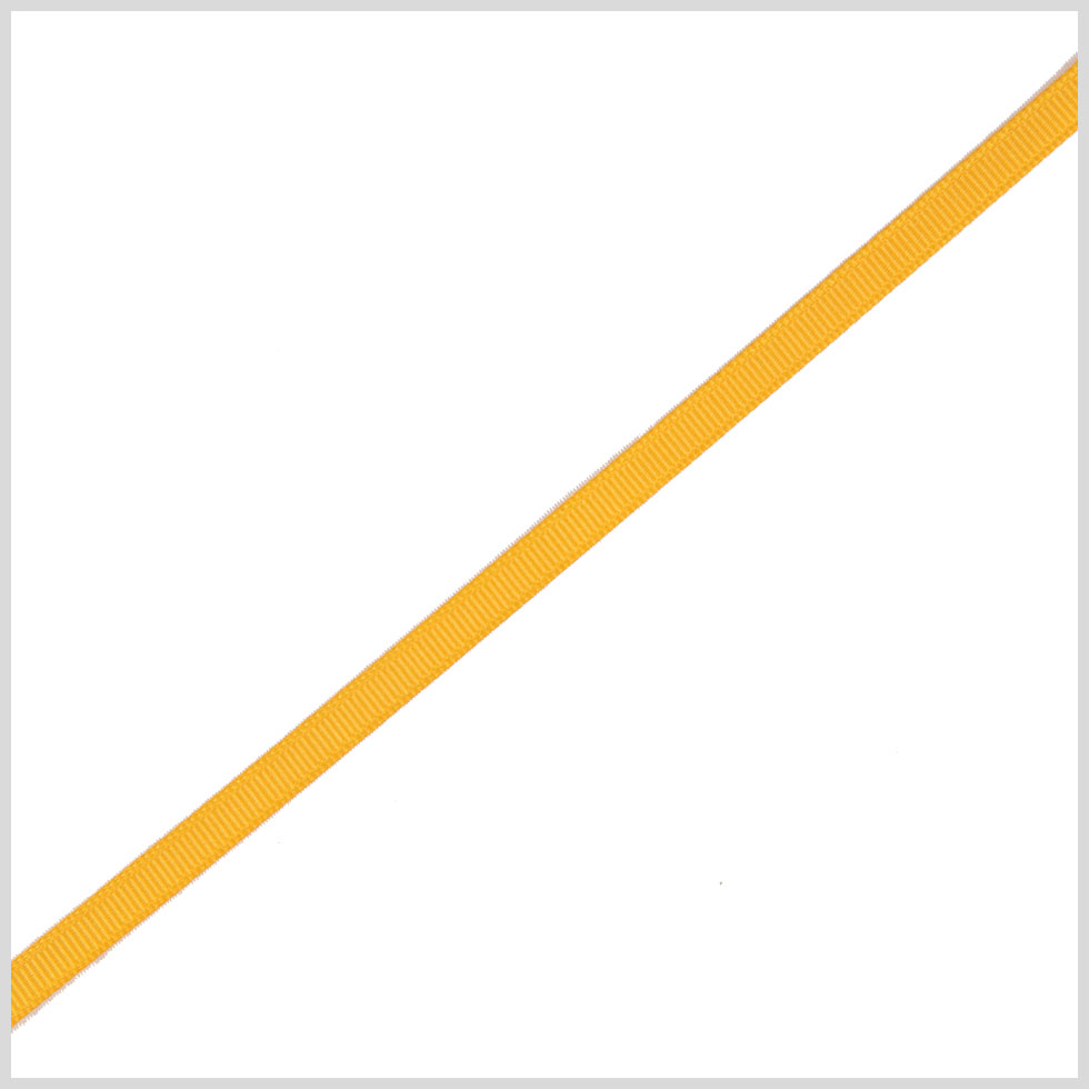 1/4" Yellow Solid Grosgrain Ribbon