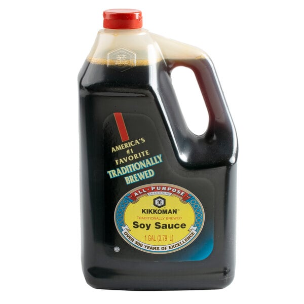 Kikkoman 1 Gallon Traditionally Brewed Soy Sauce