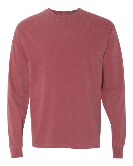 Comfort Colors® Garments Dyed Heavyweight Crewneck Long Sleeve T-Shirt