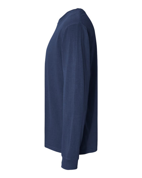 Comfort Colors® Garments Dyed Heavyweight Crewneck Long Sleeve T-Shirt