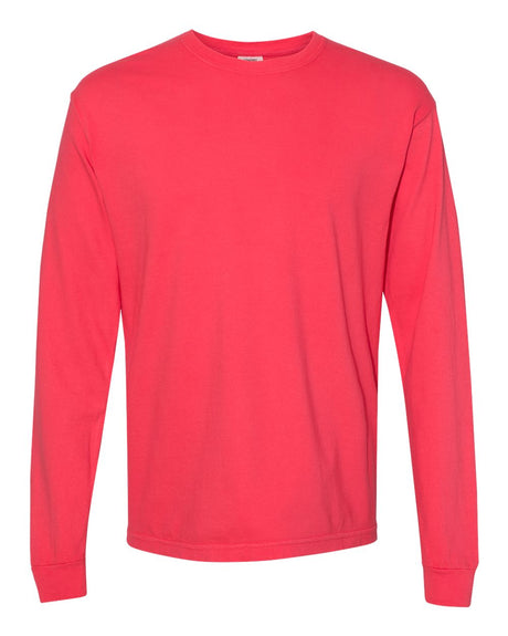 Comfort Colors® Garment-Dyed Heavyweight Crewneck Long Sleeve T-Shirt