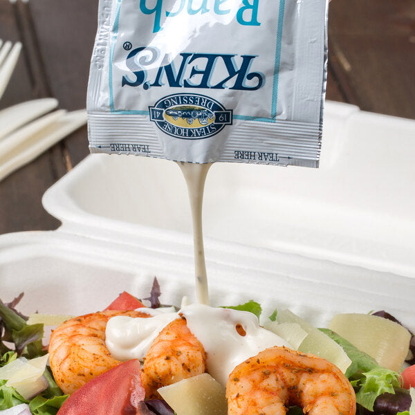 Ken's Foods 1.5 oz. Ranch Dressing Packet - 60/Case