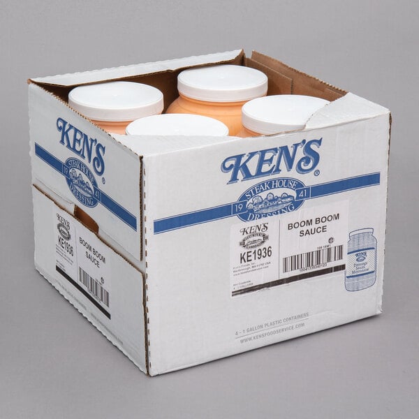 Ken's Foods 1 Gallon Boom Boom Sauce - 4/Case