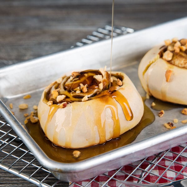 Rich's Traditional Proof & Bake Cinnamon Roll Dough 4 oz. - 84/Case