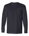 Bayside Unisex USA-Made Long Sleeve Pocket T-Shirt