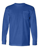 Bayside Unisex USA-Made Long Sleeve Pocket T-Shirt