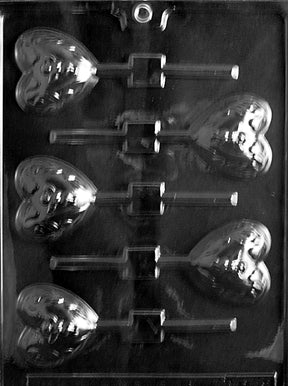 Heart Pop with Cherub Chocolate Mold - LPV128