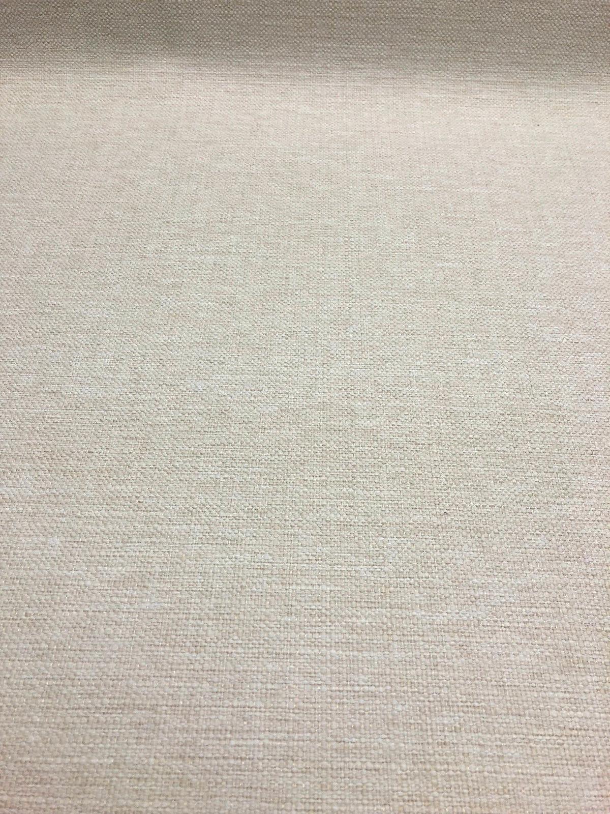 Sampson Ivory White Chenille Upholstery Fabric - Ivory White Basketweave, 58" Width (1 Yard)