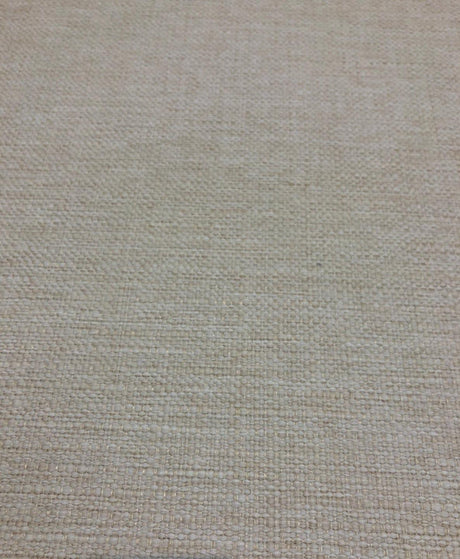 Sampson Ivory White Chenille Upholstery Fabric - Ivory White Basketweave, 58" Width (1 Yard)