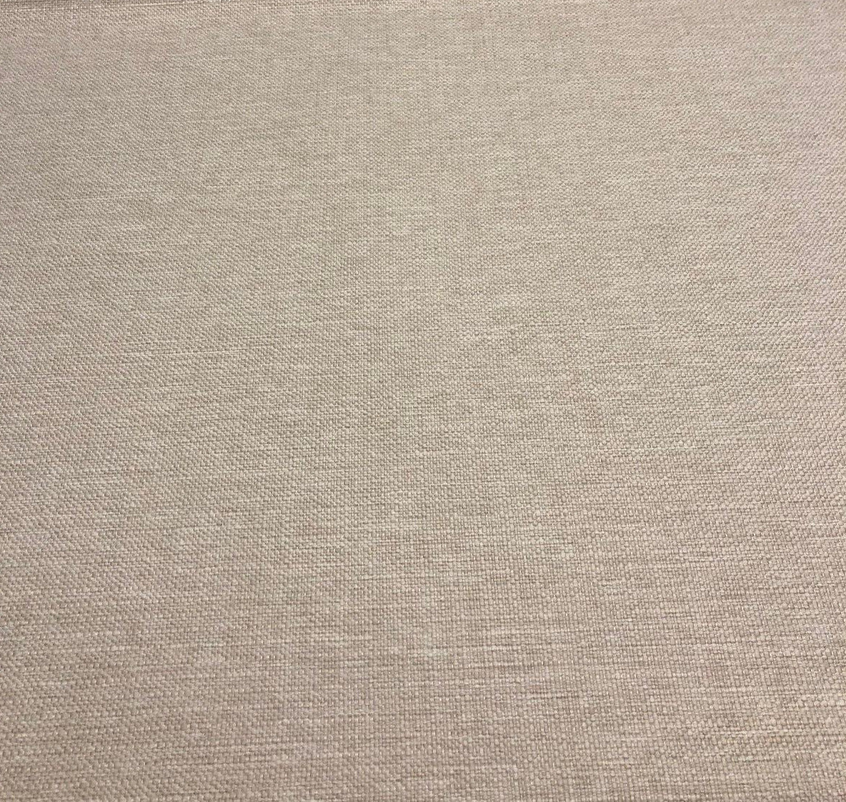 Sampson Natural Chenille Upholstery Fabric - Natural Solid Textured, 58" Width (1 Yard)