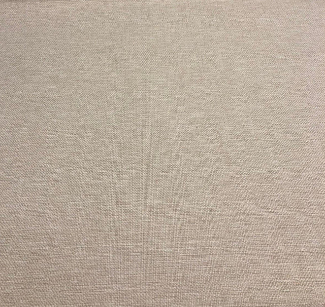 Sampson Natural Chenille Upholstery Fabric - Natural Solid Textured, 58" Width (1 Yard)