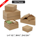 Versatile Shipping Boxes 7 1/2" x 5" x 2 3/4" Ideal for Small to Medium Items and Secure Packaging Solutions