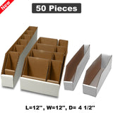 Versatile Shipping & Packing Boxes 12"x12"x4.5" for Reliable Storage and Transport