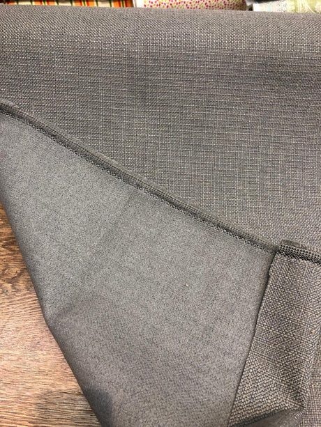 Sampson Gray Performance Chenille Upholstery Fabric - Gray Solid Upholstery Fabric, 58" Width (1 Yard)