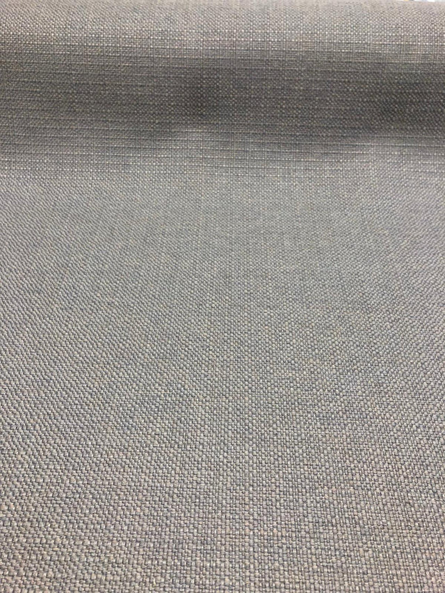 Sampson Silver Performance Chenille Upholstery Fabric - Flint Grey, 58" Width (1 Yard)