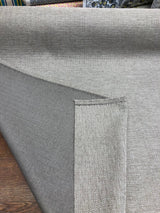 Sampson Silver Performance Chenille Upholstery Fabric - Flint Grey, 58" Width (1 Yard)