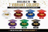 Oasis Supply, Graduation Cake Decorating Kits with Sprinkles (Various Color Grad Caps)