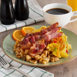 Kunzler 10-12 Count Thick Cut Hardwood Smoked Sliced Bacon 1 lb. - 12/Case